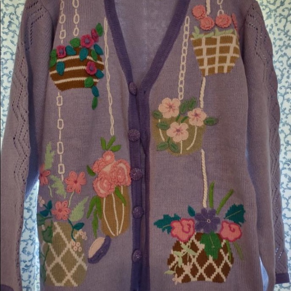 Vintage Storybook Knits sweater size US Small